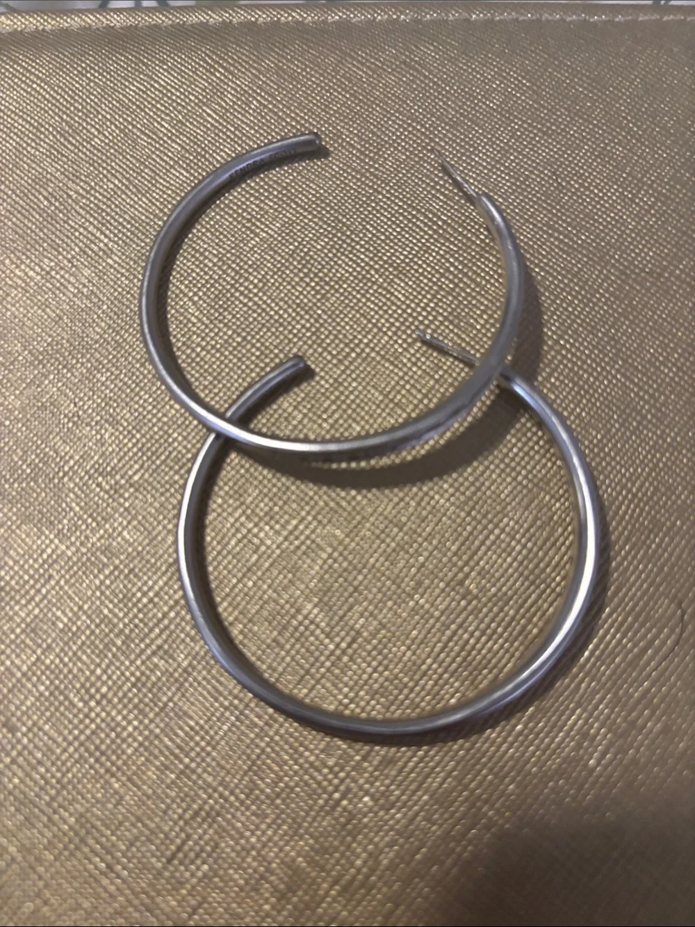 Kendra Scott silver hoop earrings